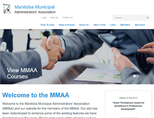 Tablet Screenshot of mmaa.mb.ca